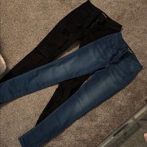 FIT JEANS Black and Blue Skinny Jeans